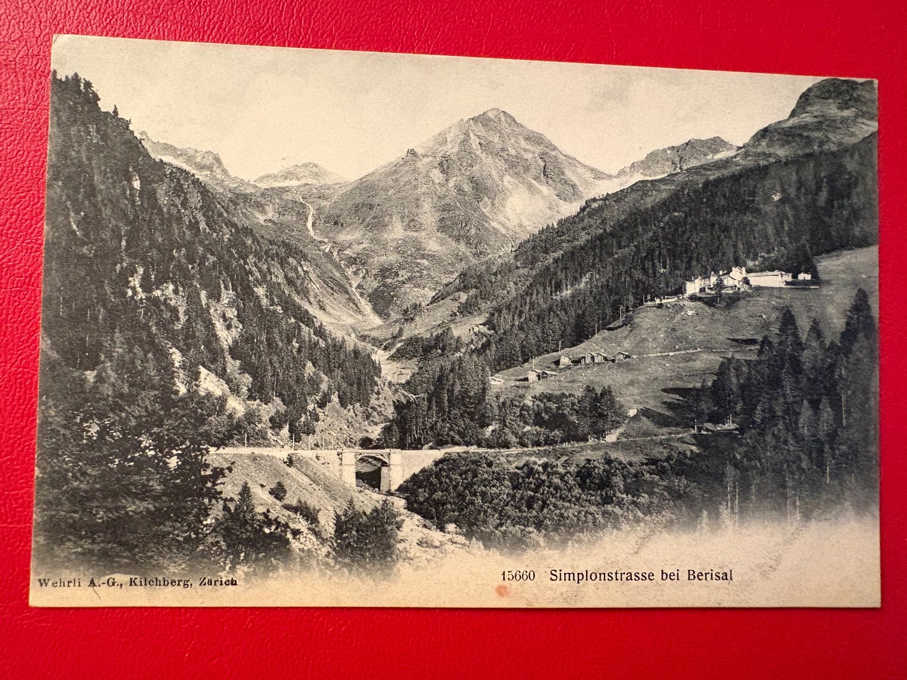 Cartoline postali: Simplonstrasse bei Berisal – Usato da St-Légier-Chiésaz venduto da Theo006