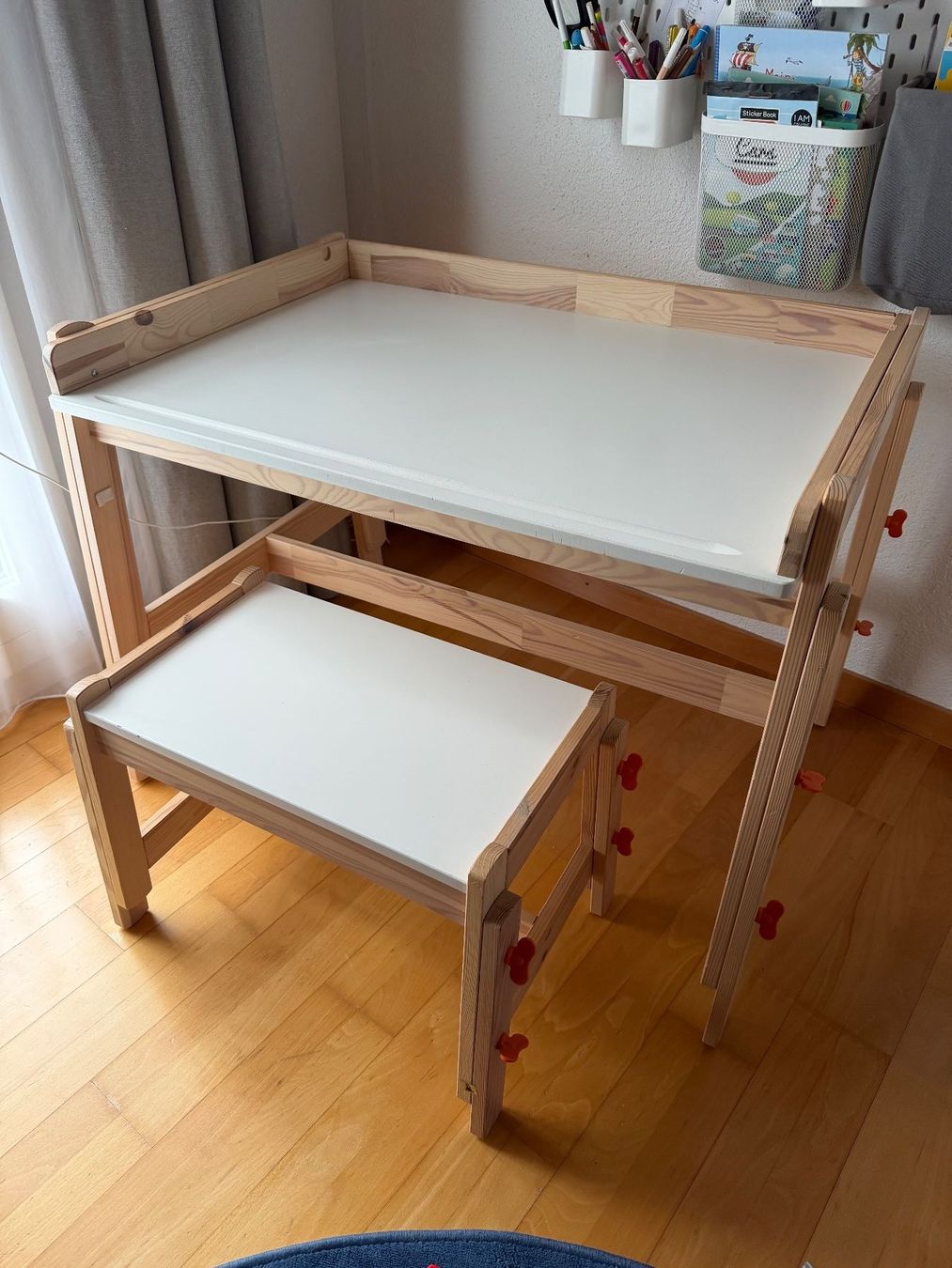 FLISAT Kinderschreibtisch Von IKEA ? Höhenverstell Produktbild-Vorschau 9