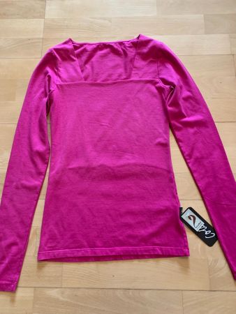 Colora Damen Shirt, Gr. XXS / XS, BioBaumwolle, Pink, NEU