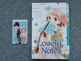 Lovely Notes 1 Manga 1.Auflage mit Shoco Card
