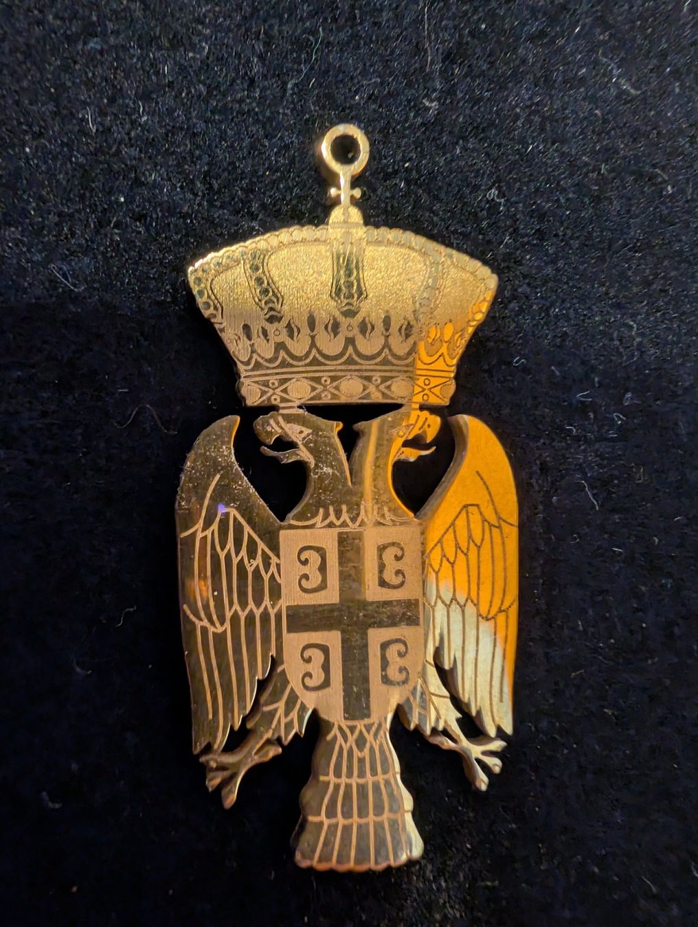 Ciondoli: Serbischer Adler Emblem Halskette Anhänger – Usato da Neuenhof venduto da mlw_w98j 1