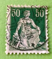  Nr.113 Sitzende Helvetia mit Schwert GESTEMPELT    