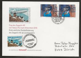 2002 Zeppelin NT Vaduz Altenrhein Luftpost