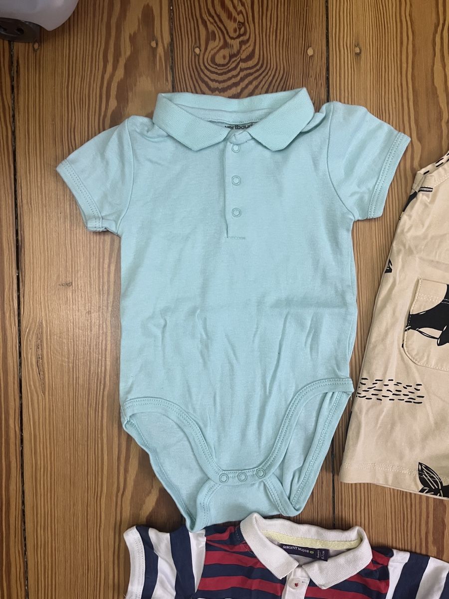 Pagliaccetti: Baby Romper Bundle - Sizes 6-9 Months - Summer Styles – Nuovo e nell'imballaggio originale da Basel venduto da 550_ckp6 3