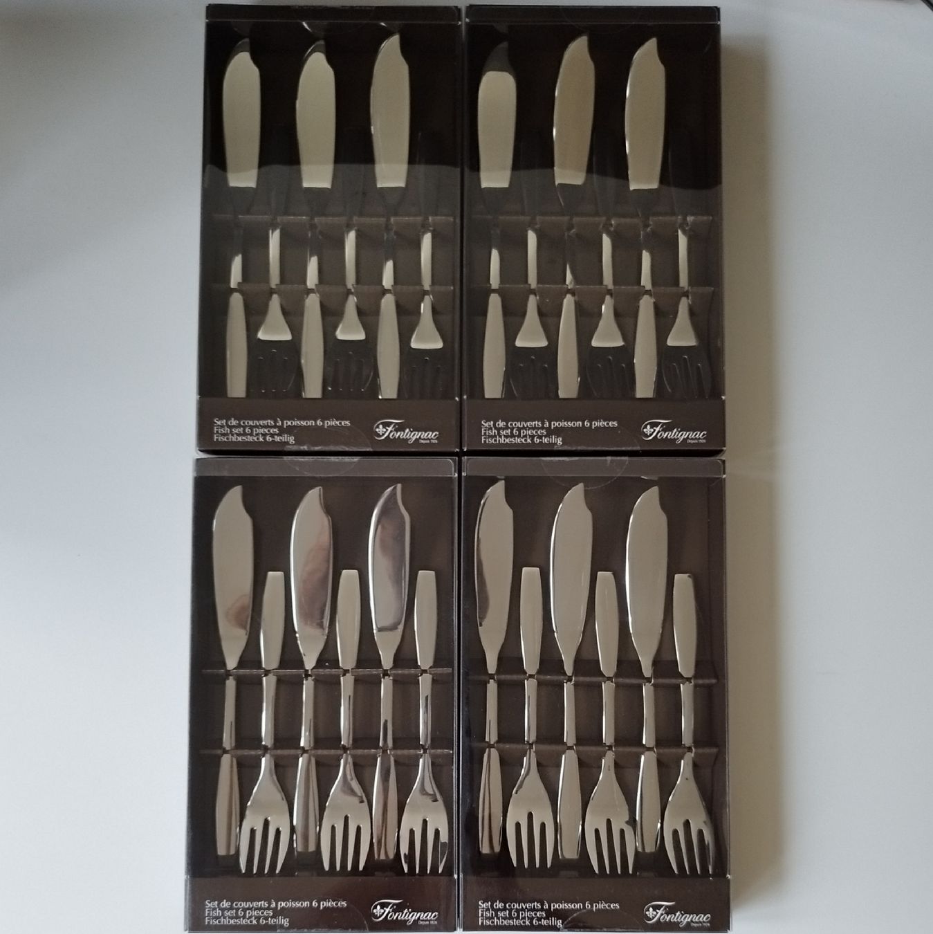 Set di posate: Couverts à Poisson 24 Pièces Fontignac – Nuovo e nell'imballaggio originale da Le Lignon venduto da krystal1