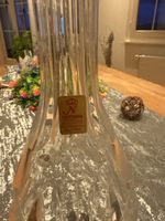 Antiker Nachtmann Kristall Karaffe mit Deckel, schönes Dekor