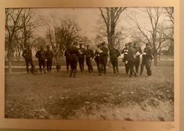 Militär, Ofizier, Besprechung im Felde,  Gross-Foto