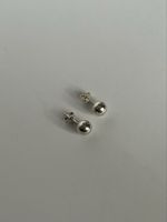 Vintage 925 Kugel Ohrringe 