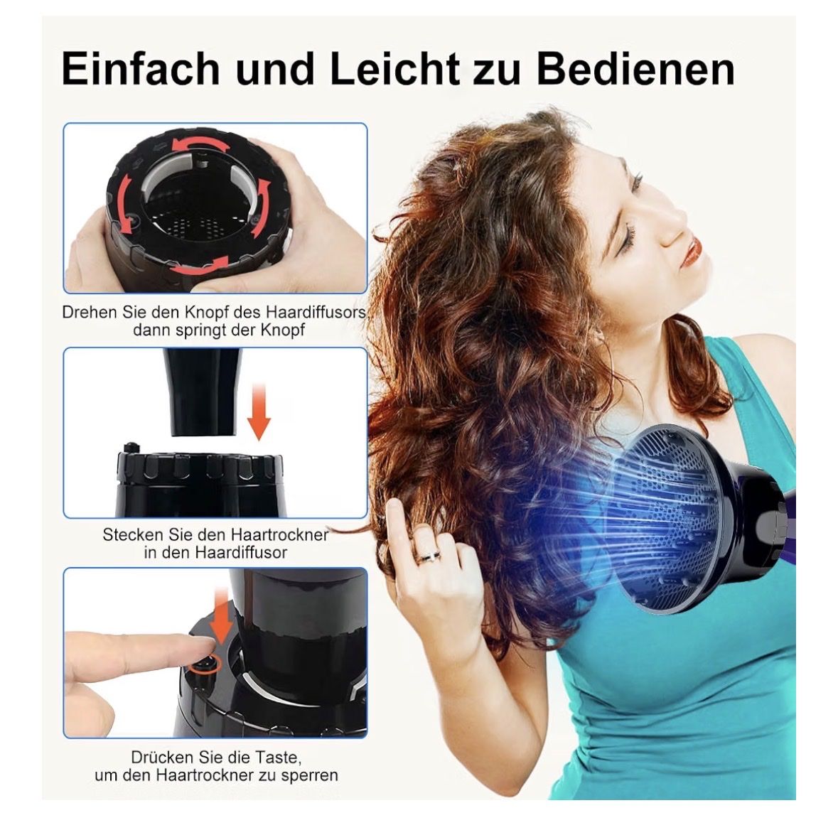 Diffuseurs: Hair Diffuser Attachment Black New – Neuf (Voir description) à Dübendorf par daf_6p2s 1