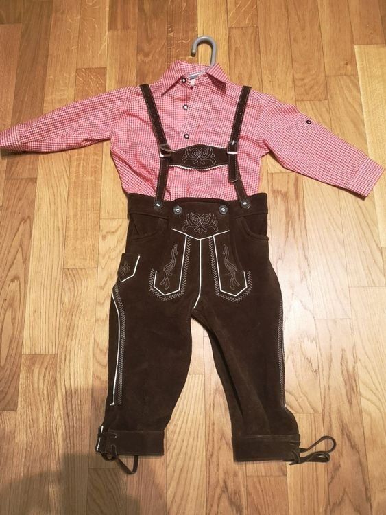 Costumi: Kinder Lederhose Gr.86/92 – Nuovo (secondo la descrizione) da Oftringen venduto da joa_bbm2