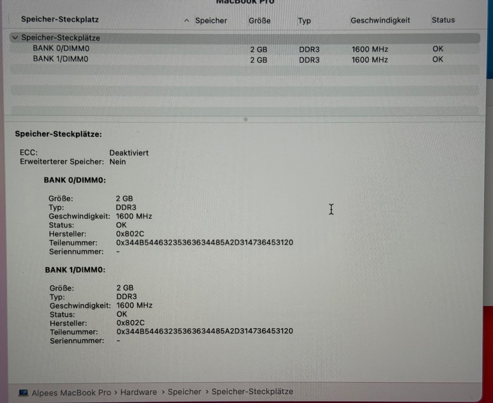 Apple Notebooks: MacBook Pro 13" Retina Late 2013 – Gebraucht aus Bülach von Twinggy 8