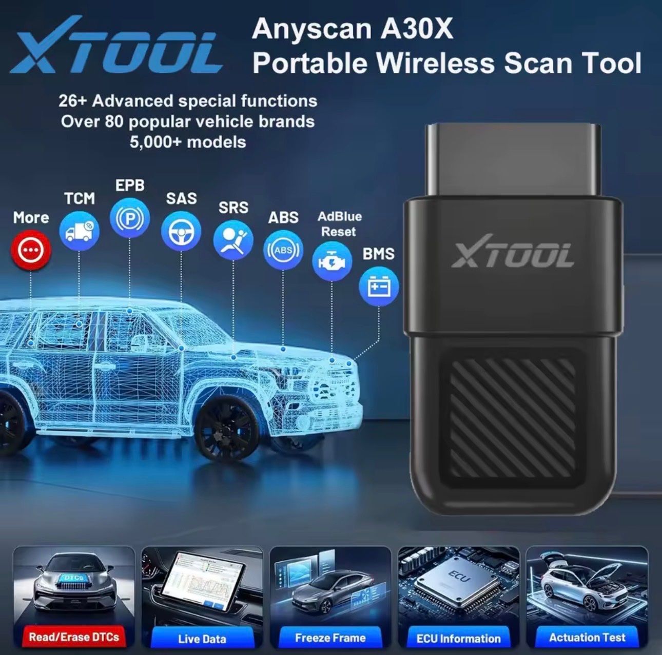 Scanner: XTOOL ANYSCAN A30X DIAGNOSE GERÄT IOS & ANDROID – Neu und originalverpackt aus Frauenfeld von iphone6 3