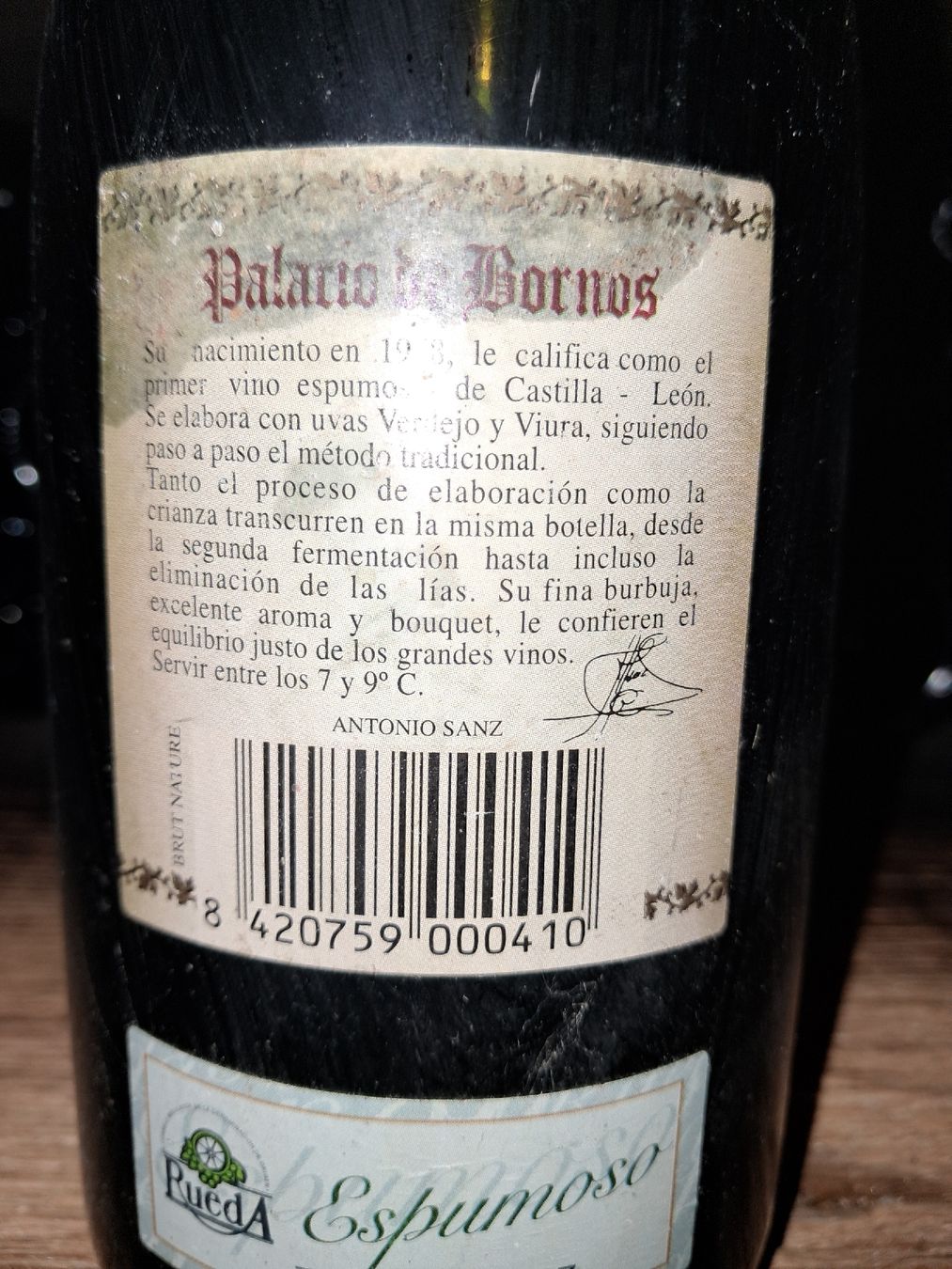 Vino: Palacio de Bornos Brut Nature – Nuovo e nell'imballaggio originale da Le locle venduto da juliensaran 5