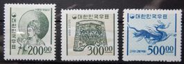 Süd Korea Kat. 498-500 ** 1965 Kat. 130 Euro