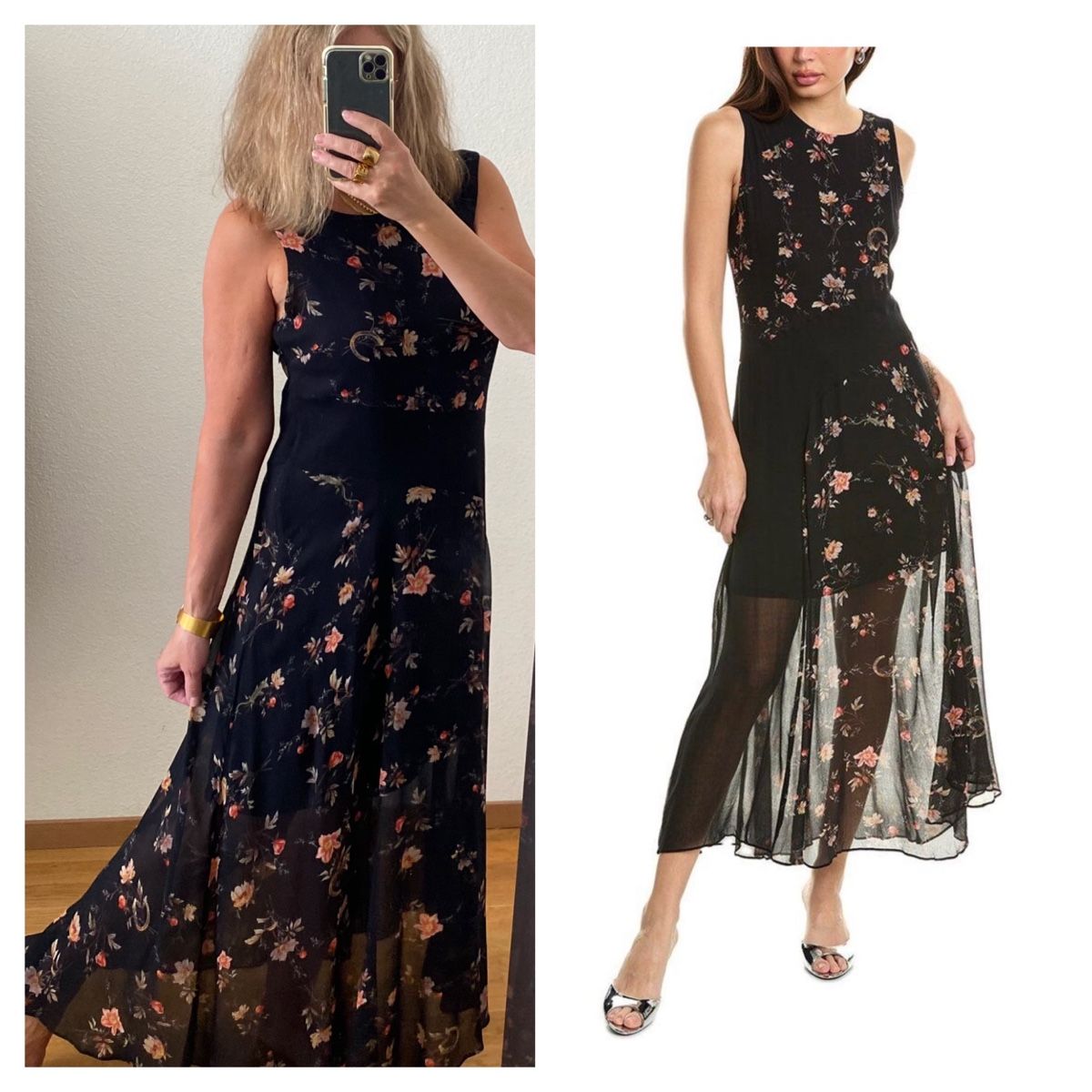 Allsaints Vestiti: ALLSAINTS  Langes Kleid Gr.38/36 NP 330 Fr – Usato da Affoltern am Albis venduto da Elenaki67 1