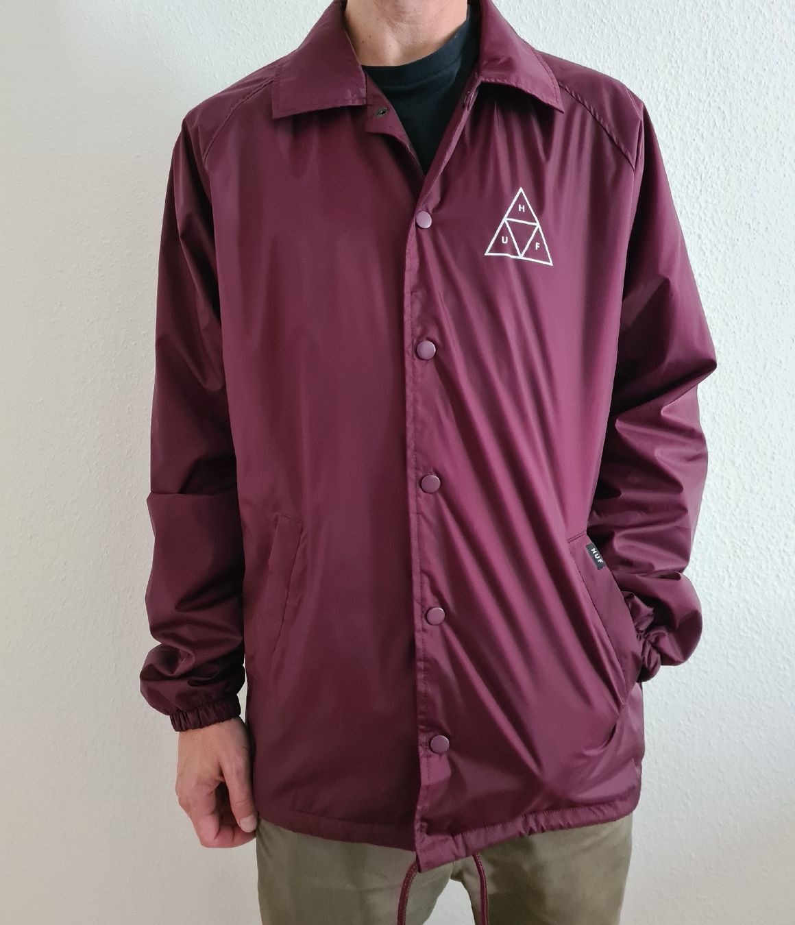Giacche: HUF Essential Jacke, Windbreaker, Gr. M – Nuovo (secondo la descrizione) da Zürich venduto da MaLa8057