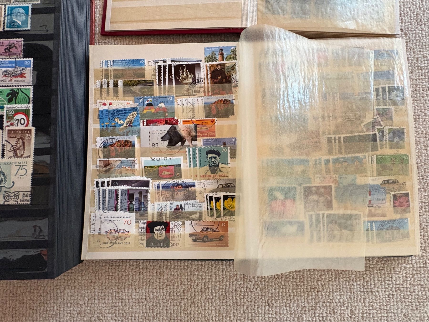Tous les timbres: 7 Briefmarkenalben mit Inhalt – D'occasion à Steinmaur par Nicorutishauser 3