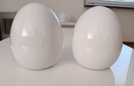 2er Set Deko Keramik Kugeln - Höhe 15cm