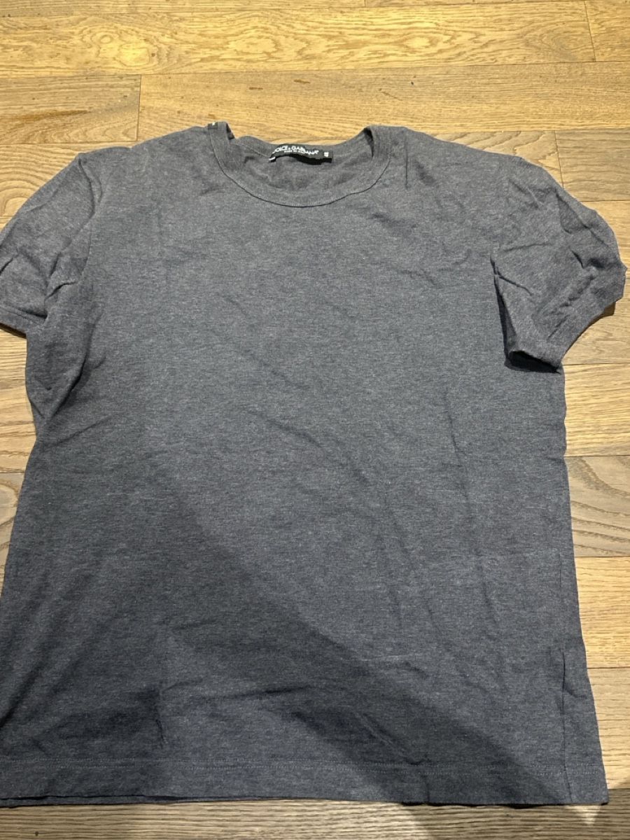 Dolce & Gabbana T-shirt: Dolce & Gabbana Grey T-shirt, Size 48 – Nuovo (secondo la descrizione) da Richterswil venduto da Ramar05 1