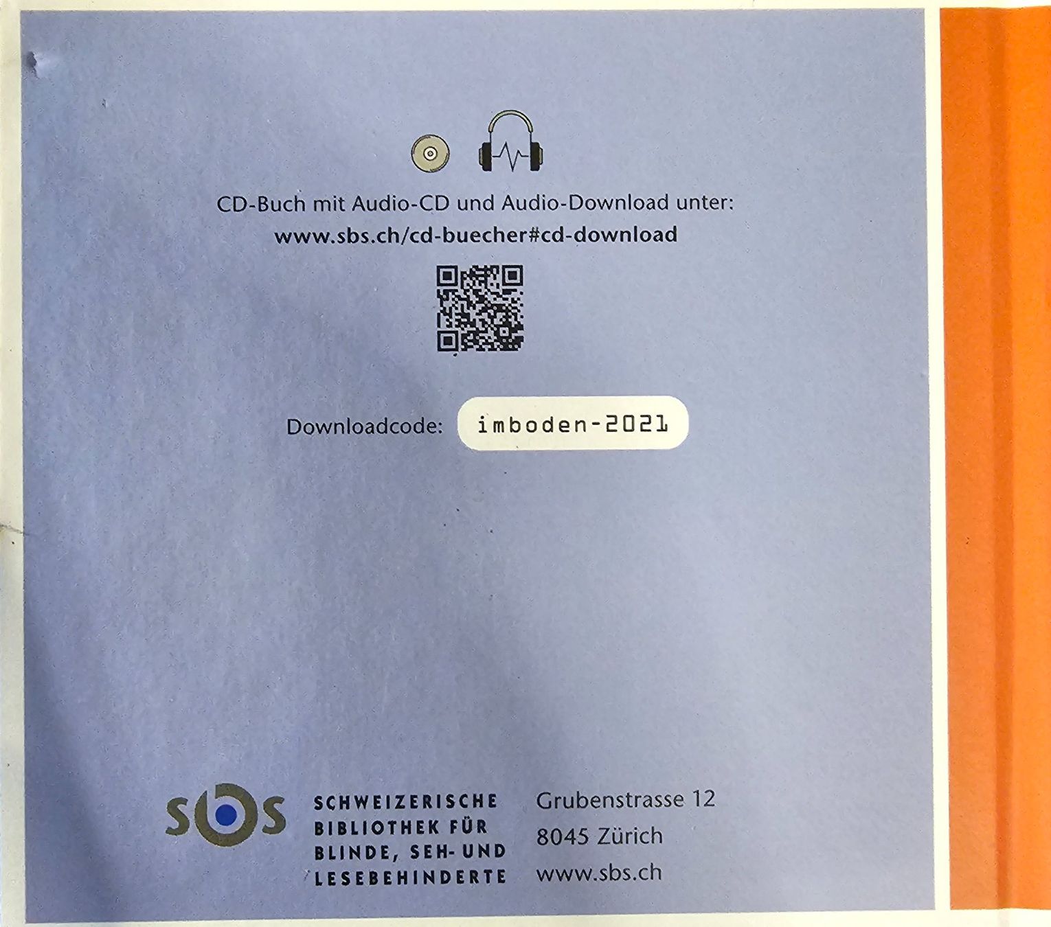 Hörbücher: Blanca Imboden - Kurzgeschichten – Gebraucht aus Wahlen b. Laufen von Cg10 1