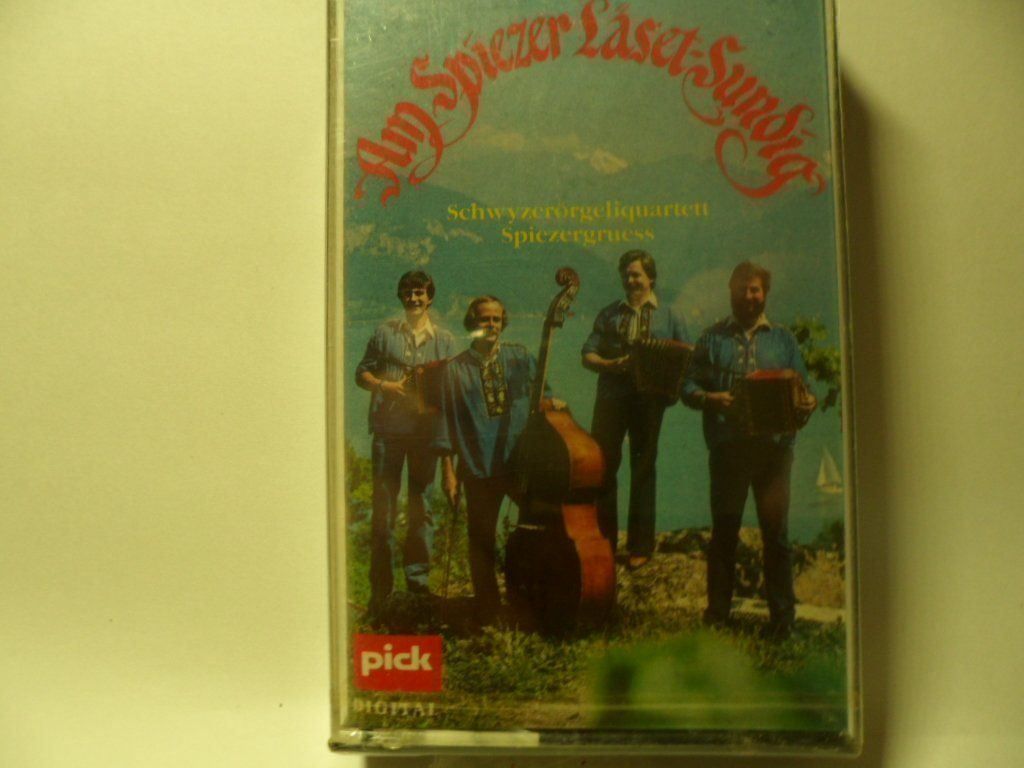Kompaktkassetten: SCHWYZERöRGELIQUARTETT SPIEZERGRUESS – Neu und originalverpackt aus Langnau i. E. von gf2_29jt