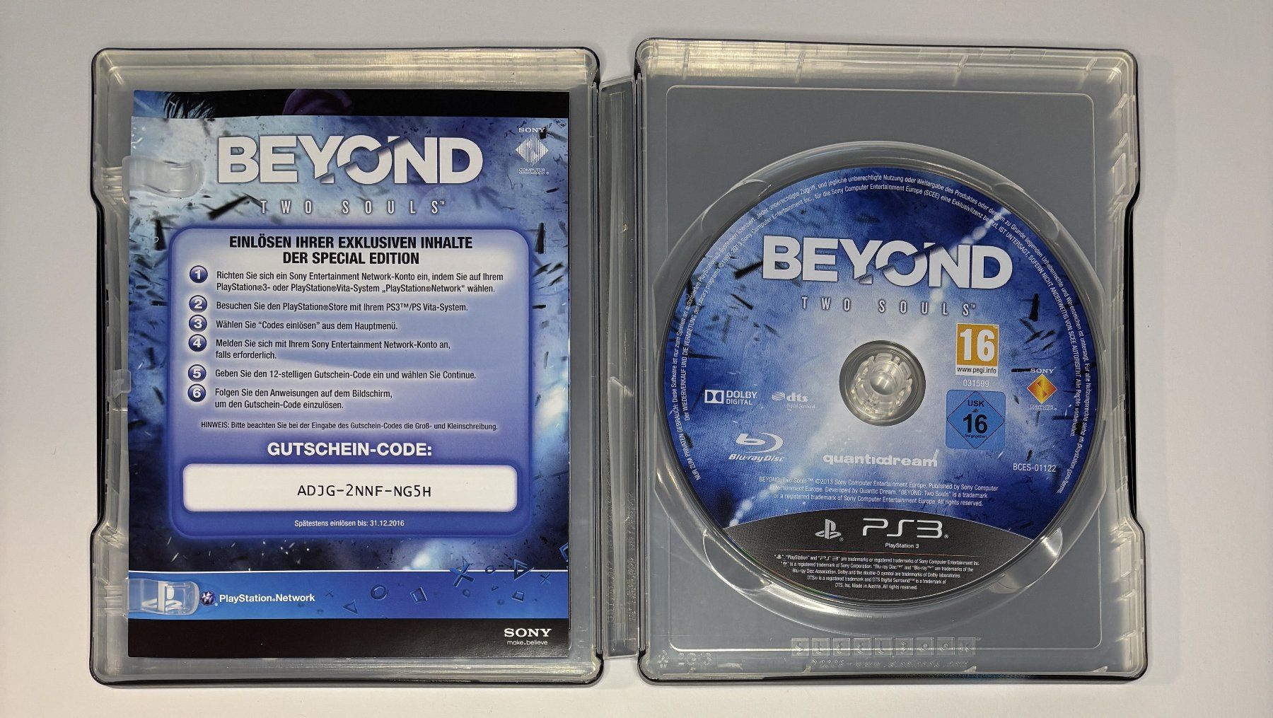 Giochi: PS3 - Beyond: Two Souls - Special Steelbook Edition – Usato da Allschwil venduto da Bullach 3