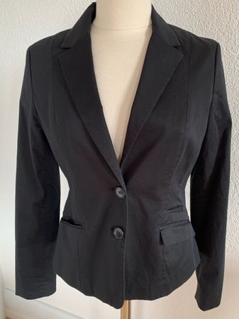 H&M Damen Blazer, Gr. 40, Schwarz