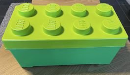Lego Aufbewahrungsbox, limettengrün/grün