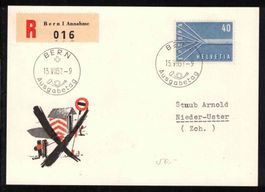 1957 Europamarke auf FDC ab 1.-