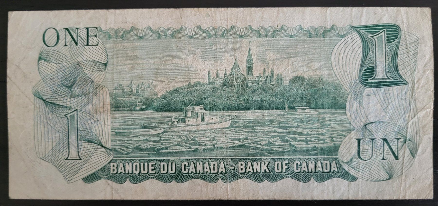 Banconote: Canada 1 CAD Banknote, 1973, P-85, gebraucht – Usato da Schindellegi venduto da Peter8834 1
