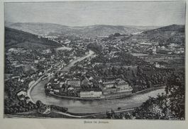 Aargau Baden Xylographie von 1907