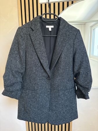 H&M Blazer, Grau, Gr. S, Top Zustand