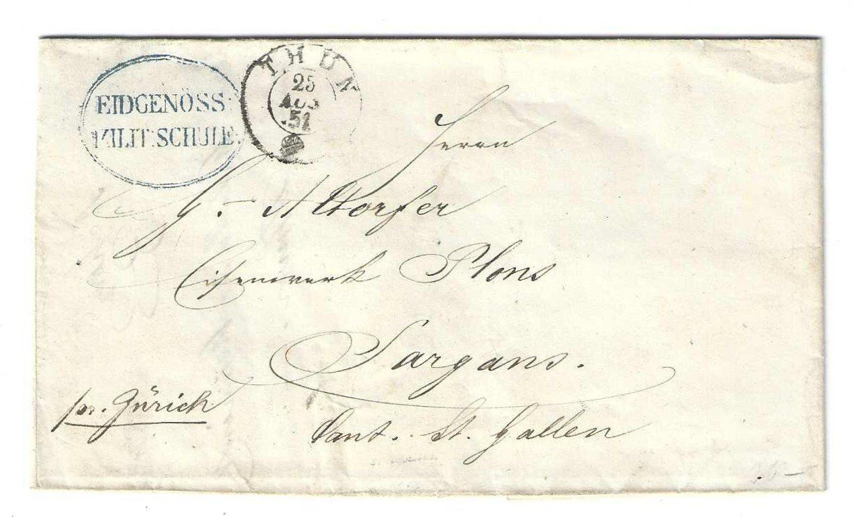 Tous les timbres: Feldpost-Brief 1851 !! – D'occasion à Weinfelden par Fortuno