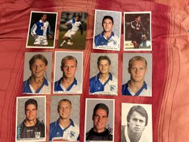 GC Zürich – 12 Original-Autogrammfotos – Johann Vogel (2×),
