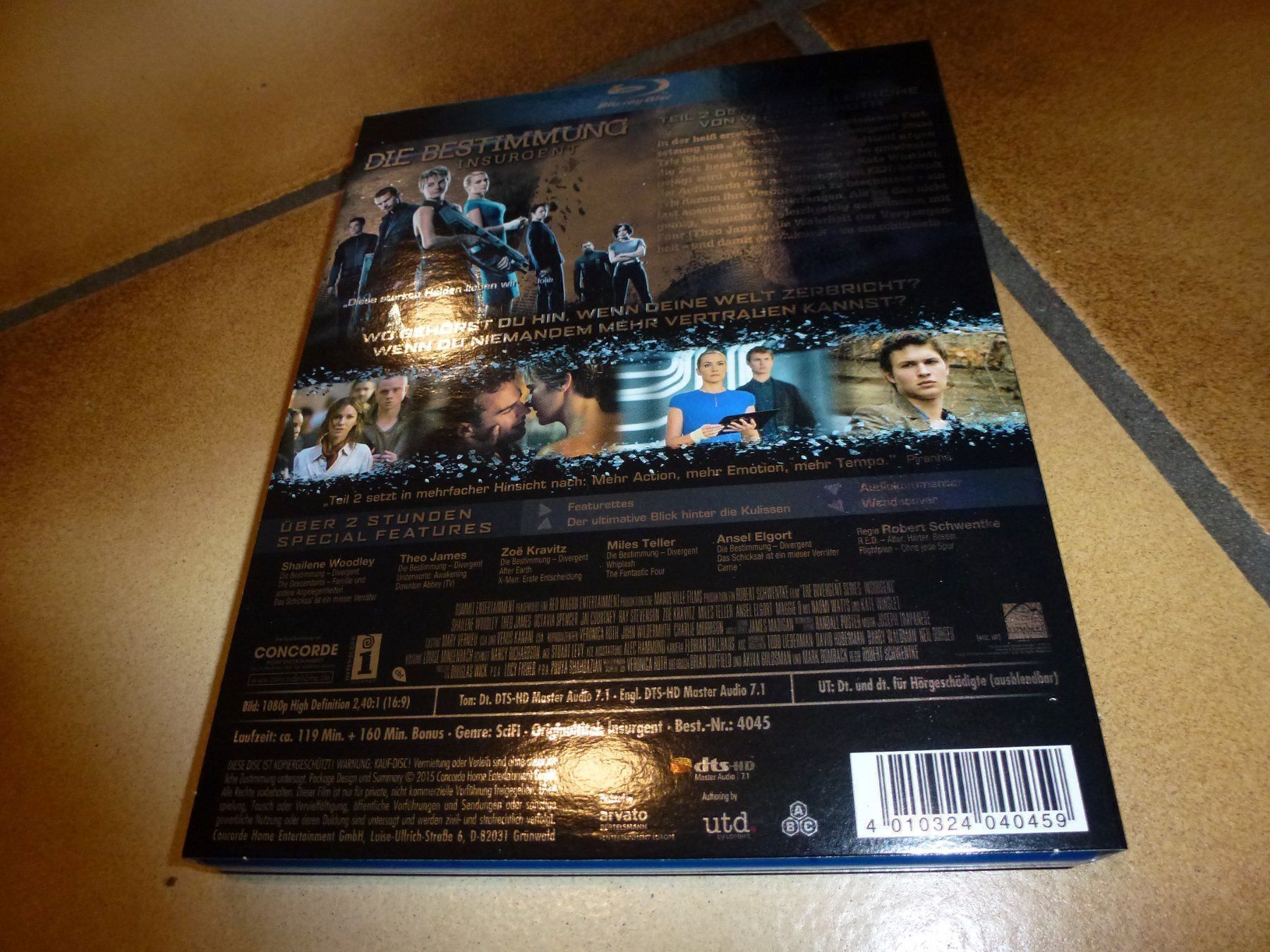 Tutti i DVDs: Die Bestimmung - Insurgent BLU-RAY – Usato da Olten venduto da Disc-Verkauf 1