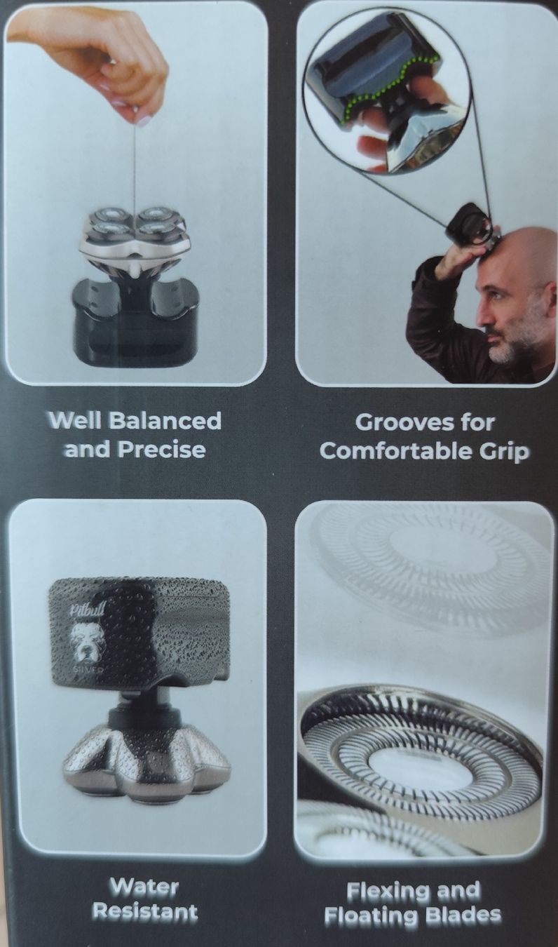 Rasoi & Lamette da barba: Rasoir électrique homme Pitbull Silverpro – Nuovo e nell'imballaggio originale da Arbaz venduto da diabolo28 5