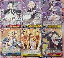Azur Lane 6 Rare Cards Weiss Schwarz Japanese Version