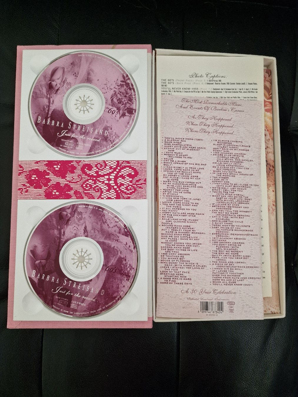 CD: Barbra Streisand - Just for the Record CD Box – Usato da Kerns venduto da d_s_obwalden 5