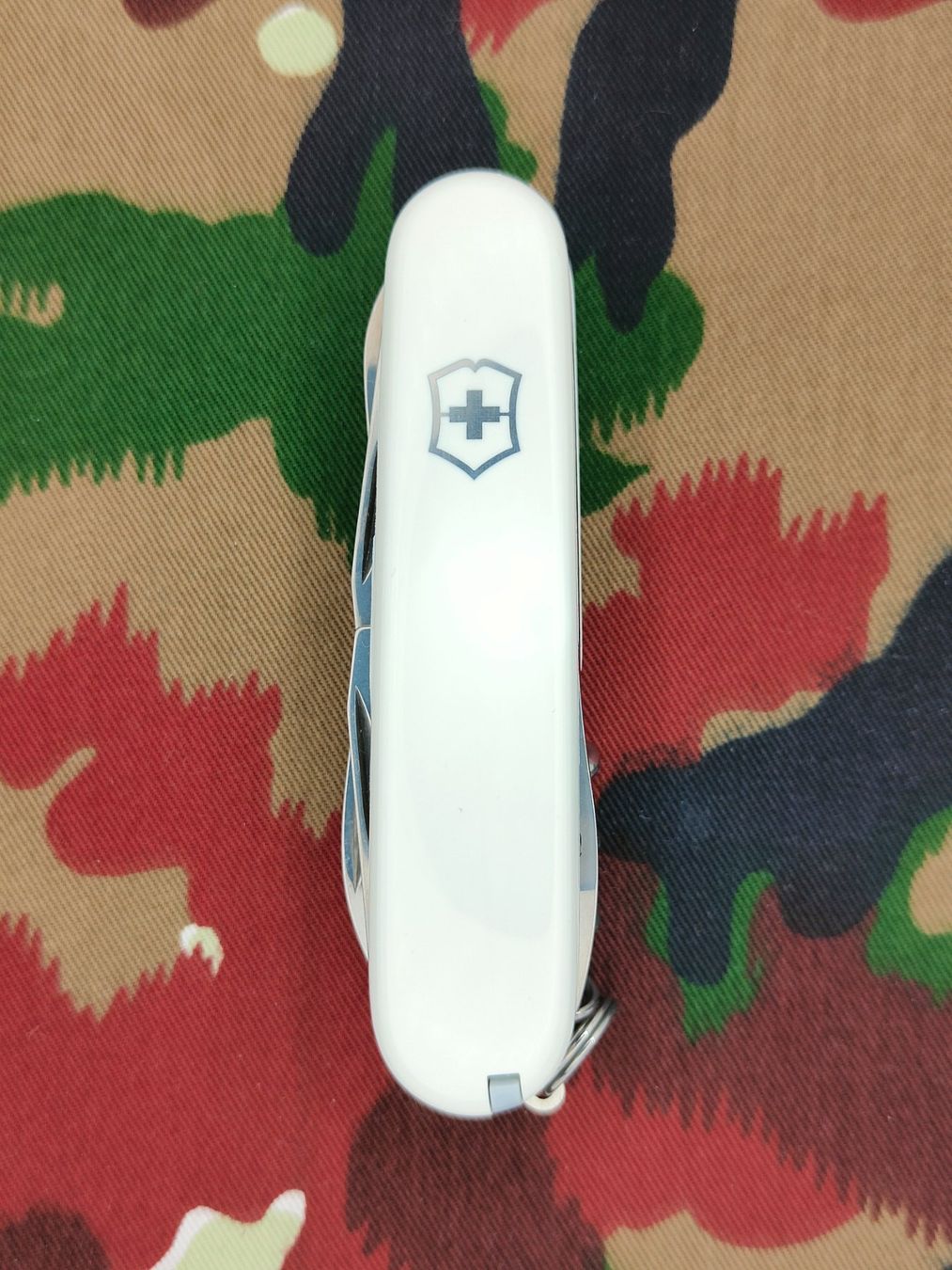 Victorinox Coltelli tascabile: Offiziersmesser Climber, Weiss, Victorinox – Usato da Bauma venduto da SwissMilitaria 2