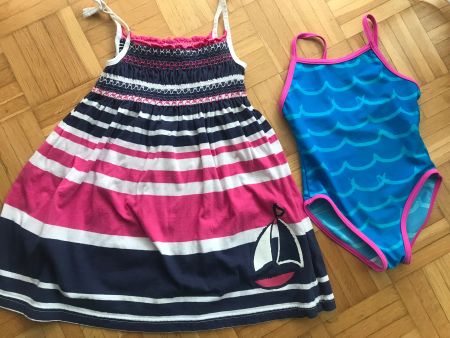Sommerkleid & Badekleid Grösse 92 (18-24M) - Porto 3.40