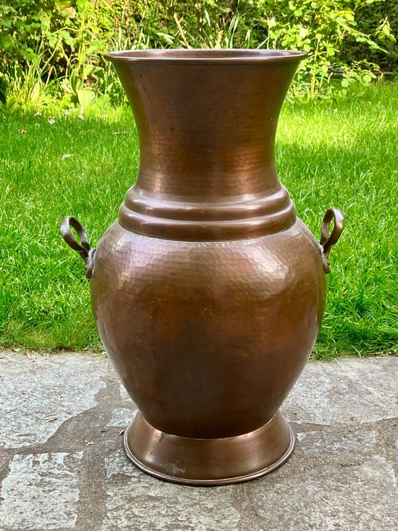 Vase Porte Parapluie Vintage En Cuivre Massif Et Bronze Kaufen Auf