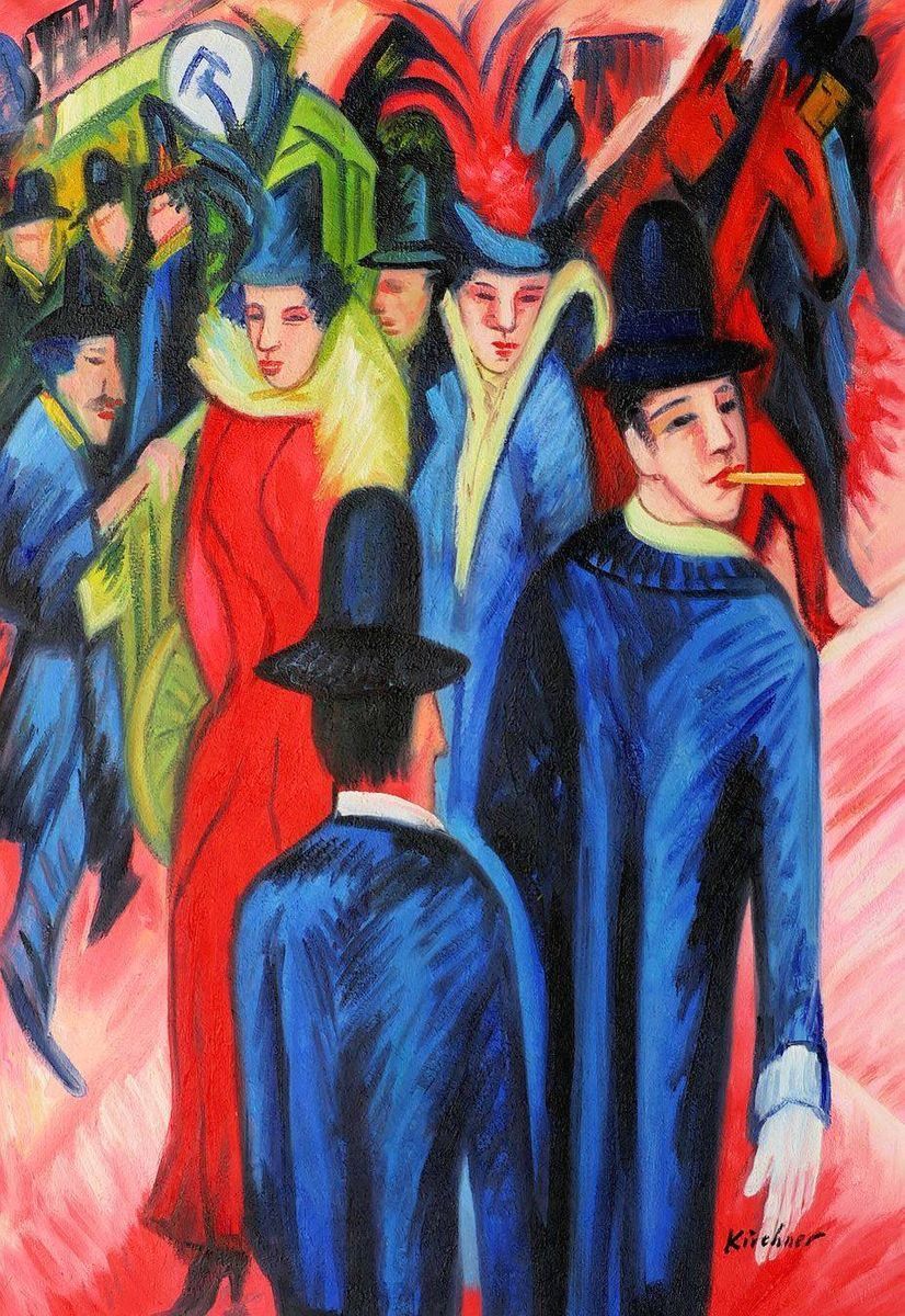 Reproduktionen & Neuware: E. Ludwig Kirchner Berliner Straßenszene – Neu (gemäss Beschreibung) aus Larnaca von KunstDepot24