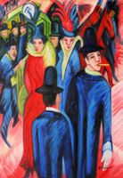 E. Ludwig Kirchner Berliner Straßenszene