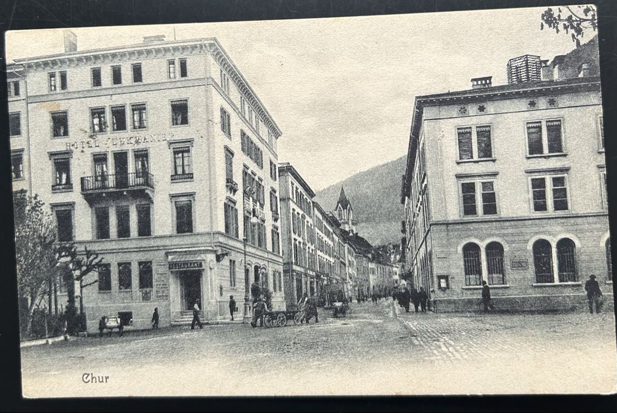 Cartoline postali: Chur Strassenpartie  – Usato da Horw venduto da Tellbub
