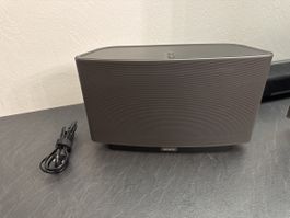 Sonos Play:5 Gen 1 schwarz – WLAN-Lautsprecher mit Kabel