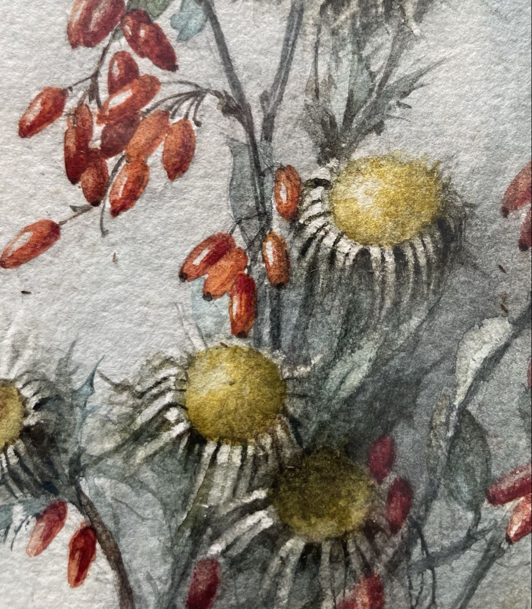 Dipinti: Emmy Belart Aquarell Blumen – Usato da Biel/Bienne venduto da Galaq 3