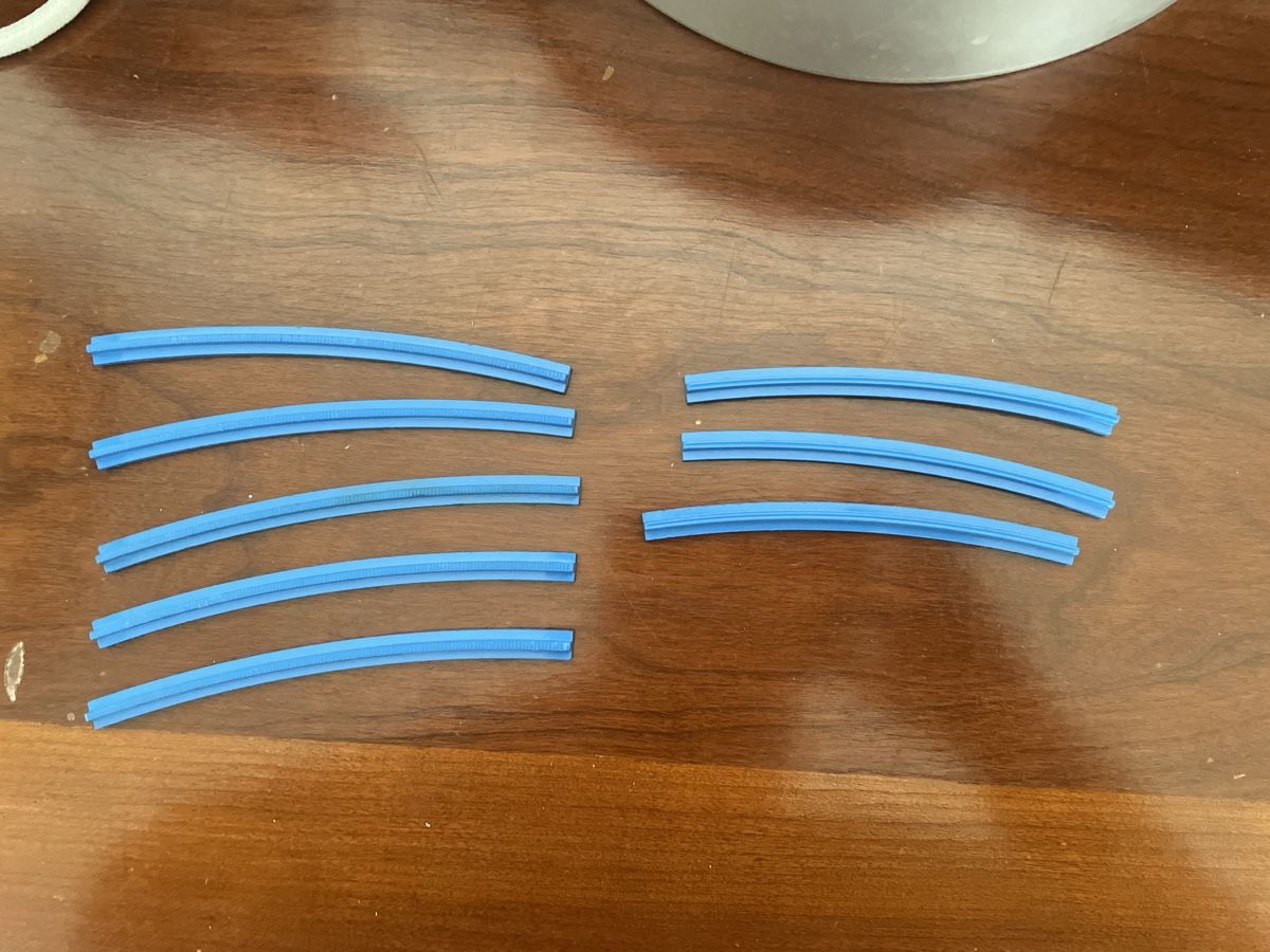 Lego Kit di costruzioni: Lot Rail simple bleu lego 1980 – Usato da Morges venduto da louloutte788