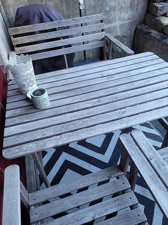 Set di tavolo e panche: Gartenmöbel-Set – Usato da Brienz BE venduto da falbabella 1