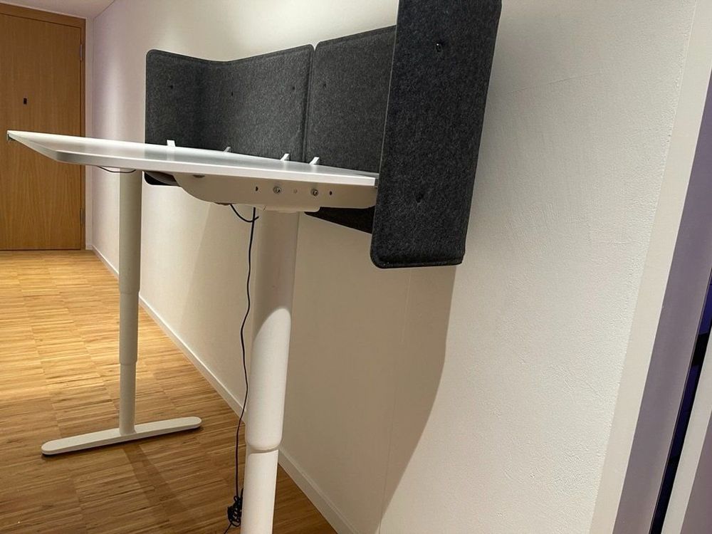 IKEA Schreibtisch 160x80,Höhenverstellbar inkl. Sichtschutz Kaufen