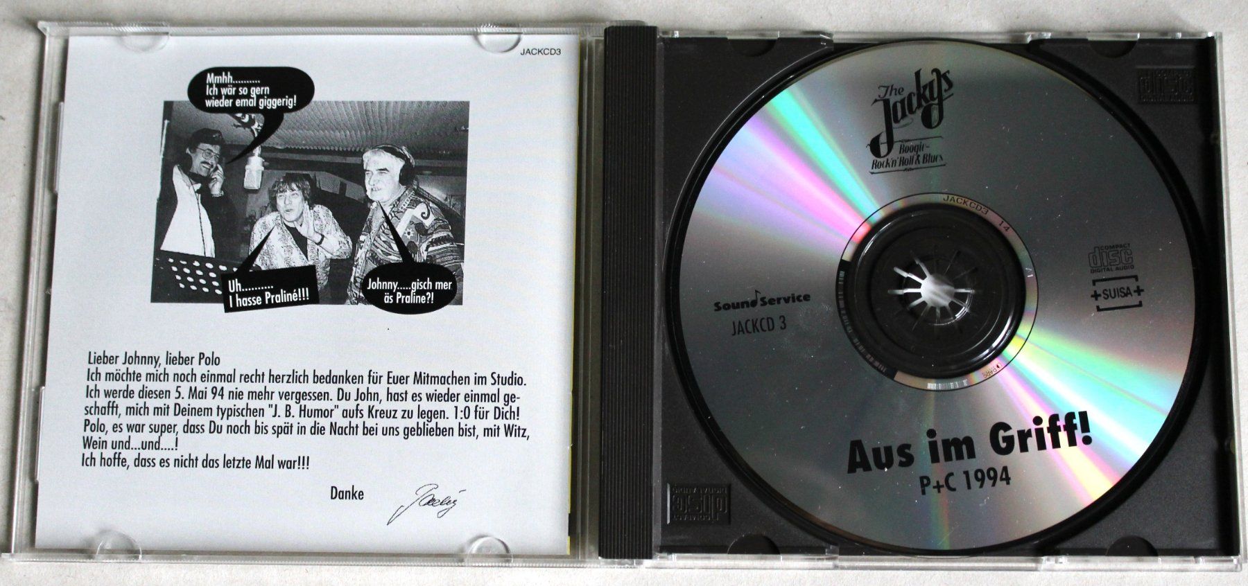 CD: The Jackys / Aus im Griff – Usato da Worblaufen venduto da Cookie23 2